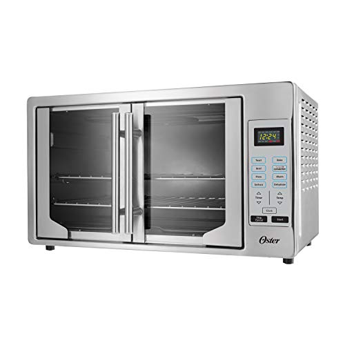 Oster French Convection Countertop and Toaster Oven | Single Door Pull and Digital Controls | Stainless Steel, Extra Large, Only $99.99
