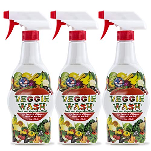 居家必備！Veggie Wash 蔬菜水果清潔劑，16 oz/瓶，共3瓶，原價$21.15，現僅售$13.58，免運費