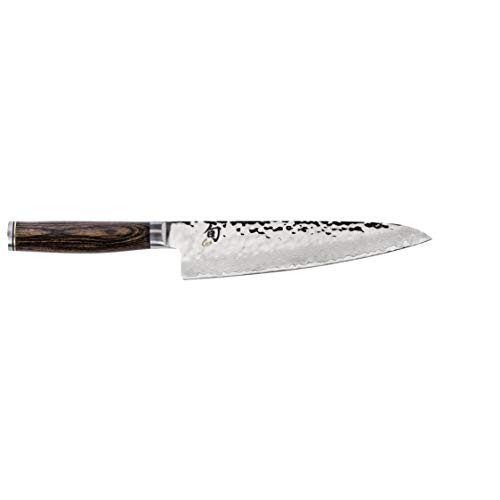 Shun Premier 7-inch Asian Cook’s Knife; High-Performance Japanese Knife; Lighter, Nimbler, Multi-Purpose Kitchen Knife; Handcrafted, Damascus Cladding, PakkaWood Handle, Only $124.99