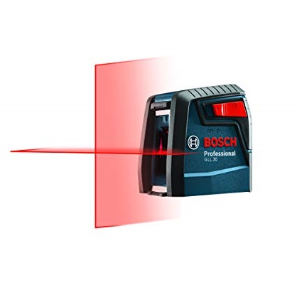 Bosch Self-Leveling Cross-Line Red-Beam High Power Laser Level GLL 30, Only $40.99