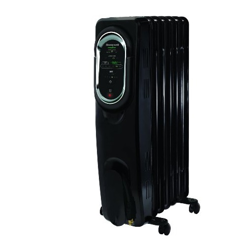 Honeywell HZ-789 EnergySmart Electric Oil Filled Radiator Whole Room Heater, Only $44.99
