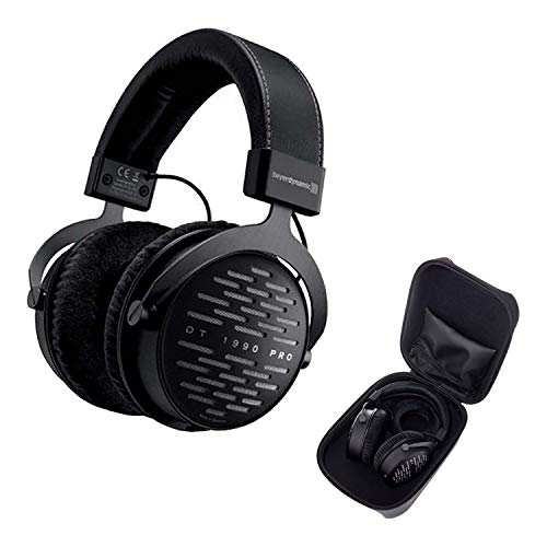 Beyerdynamic DT 1990 Pro Open Studio Reference Headphones 250 Ohm Bundle with Hard Case and 1-Year Extended Warranty, Only $499.00