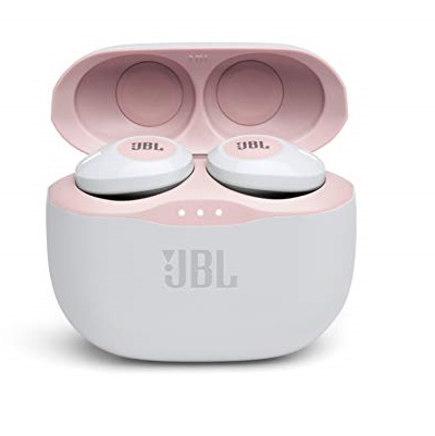 JBL Tune 125TWS True Wireless In-Ear Headphones - JBL Pure Bass Sound, 32H Battery, Bluetooth, Fast Pair, Comfortable, Wireless Calls, Music, Native Voice Assistant,Pink, Only $49.95