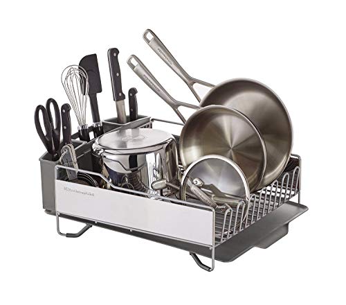 KitchenAid Full Size Dish Rack, Light Grey $47.90