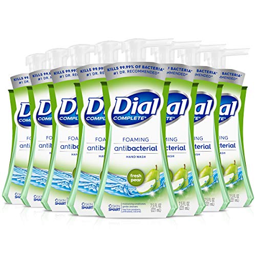 Dial Complete Antibacterial Foaming Hand Soap, Fresh Pear, 7.5 Fluid Ounces (Pack of 8), Only $13.98