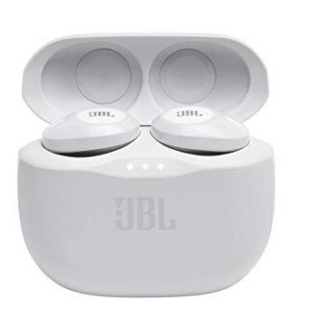 JBL Tune 125TWS True Wireless In-Ear Headphones - JBL Pure Bass Sound, 32H Battery, Bluetooth, Fast Pair, Comfortable, Wireless Calls, Music, Native Voice Assistant (White), Only $49.95