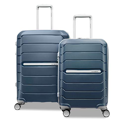 Samsonite Freeform Hardside Expandable with Double Spinner Wheels, 2-Piece Set (21/28), Navy, Only $155.18