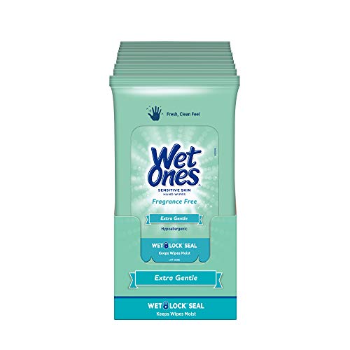 Wet Ones Sensitive Skin Hand Wipes, 20 Count (Pack Of 10), Only $13.30