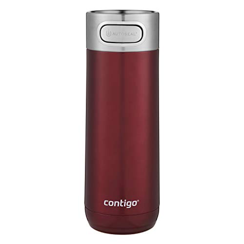 Contigo Luxe AUTOSEAL Vacuum-Insulated Travel Mug | Spill-Proof Coffee Mug with Stainless Steel THERMALOCK Double-Wall Insulation, 16 oz, Spiced Wine, Only $16.50, You Save $8.49 (34%)