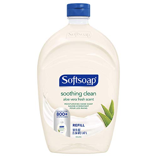 Softsoap 芦荟洗手液超大瓶补充装，50 oz，原价$31.79，现仅售$3.77，免运费！