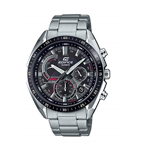 Casio Men's Edifice Quartz Stainless Steel Strap, Silver, 22 Casual Watch (Model: EFR-570DB-1AVCR), Only$77.50