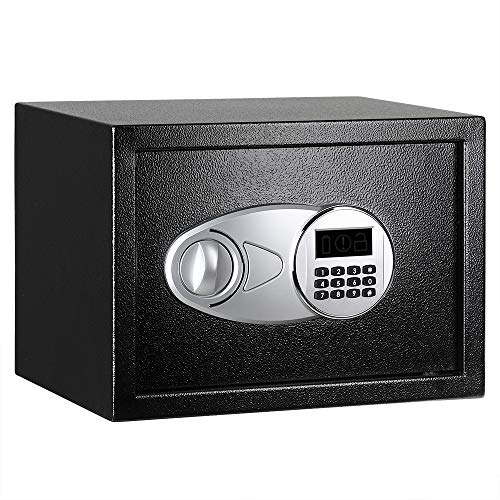 AmazonBasics Steel, Security Safe Lock Box, Black - 0.5 Cubic Feet $39.59