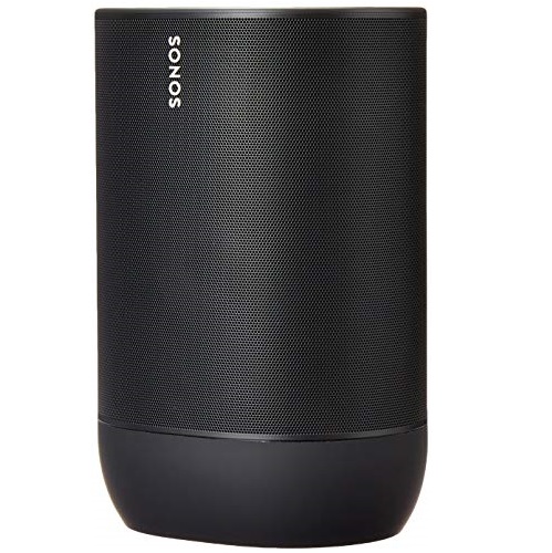 Sonos Move - Battery-powered Smart Speaker, Wi-Fi and Bluetooth with Alexa built-in - Black​​​​​​​, Only $399.00