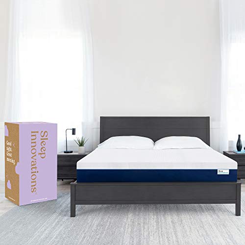 史低价！Sleep Innovations 12吋凝胶记忆海绵床垫，Queen size，原价$425.50，现仅售$290.11，免运费