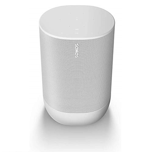 Sonos Move - Battery-Powered Smart Speaker, Wi-Fi And Bluetooth With Alexa Built-In - Lunar White, Only $299.00, You Save $100.00 (25%)