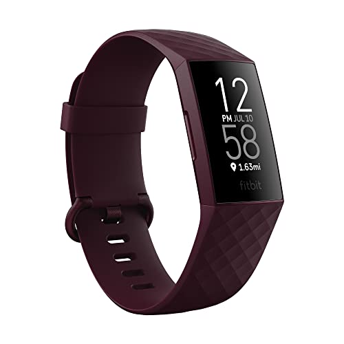 Fitbit Charge 4 Fitness and Activity Tracker with Built-in GPS, Heart Rate, Sleep & Swim Tracking, Rosewood/Rosewood, One Size (S &L Bands Included), Only $99.95, You Save $50.00 (33%)