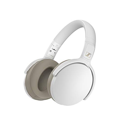 Sennheiser HD 350BT Bluetooth 5.0 Wireless Headphone - 30-Hour Battery Life, USB-C Fast Charging, Virtual Assistant Button, Foldable - White (HD 350BT White), Only $69.95