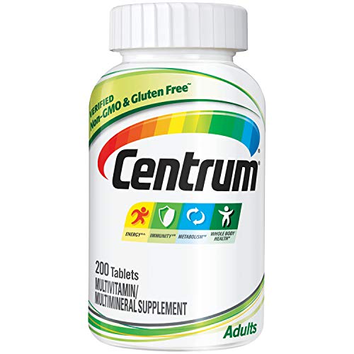 Centrum Adult (200 Count) Multivitamin / Multimineral Supplement Tablet, Vitamin D3, only $9.53