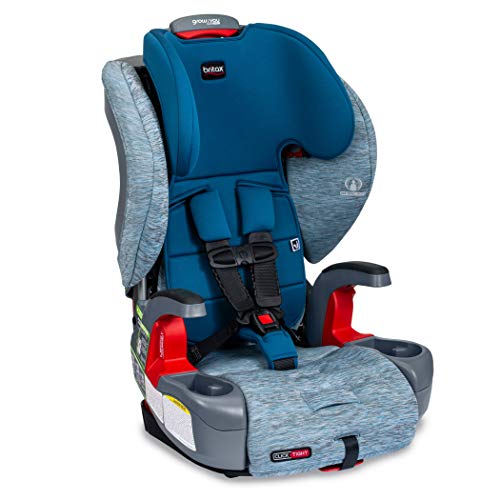 Britax Grow with You ClickTight Harness-2-Booster Car Seat | 2 Layer Impact Protection - 25 to 120 Pounds, Seaglass [New Version of Frontier], Only $195.58, You Save $104.41 (35%)