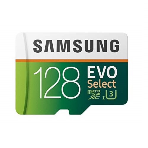 SAMSUNG: EVO Select 128GB MicroSDXC UHS-I U3 100MB/s Full HD & 4K UHD Memory Card with Adapter (MB-ME128HA), Only $15.99, You Save $9.00 (36%)