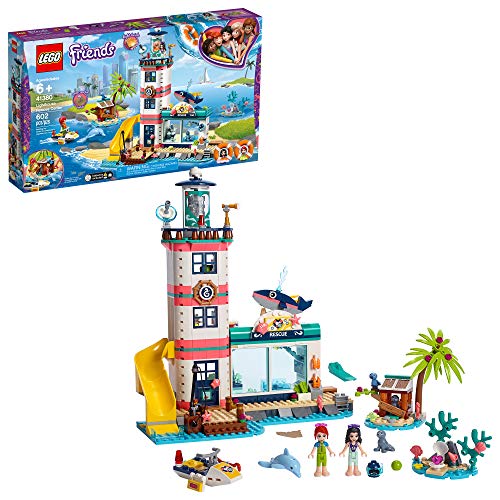 LEGO Friends Lighthouse Rescue Center 41380 Building Kit with Lighthouse Model and Tropical Island includes Mini Dolls and Toy Animals for Pretend Play (602 Pieces) $37.82