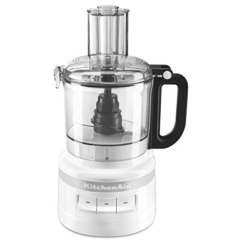 KitchenAid KFP0718WH Easy Store Food Processor, 7 Cup, White, Only $69.99, You Save $30.00 (30%)