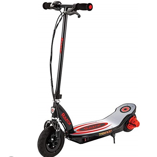 Razor Power Core E100 Electric Scooter - Aluminum Deck - Red - FFP, Only $142.99