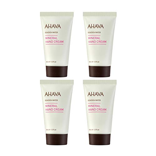 AHAVA Original Dead Sea Mineral Hand Cream, Value Pack, Travel Size 1.3 Fl Oz, Pack of 4, Only $16.91