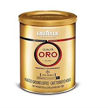 史低價！Lavazza Qualita Oro 中度烘焙研磨咖啡，8.8 oz/罐，共6罐，原價$45.00 ($0.85 / Ounce)，現點擊coupon后僅售$22.06，免運費！
