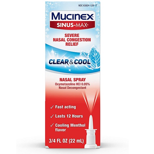 Mucinex Sinus-Max 通鼻喷雾剂，0.75oz，原价$16.90 ，现仅售 $8.52 ，免运费