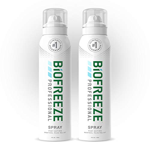 Biofreeze Professional Pain Relief Spray, 4 oz. Aerosol Spray, Colorless, Pack of 2, Only $12.29