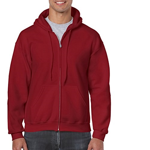 Gildan Men's Fleece Zip Hooded Sweatshirt, Only $8.81