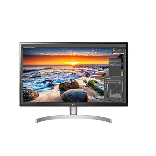LG 27UL850-W 27 Inch UHD (3840 x 2160) IPS Display with VESA DisplayHDR 400 and USB Type-C Connectivity, White, Only $399.95,