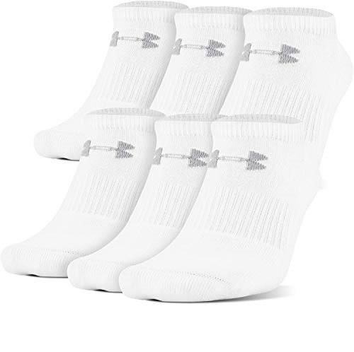 Under Armour Adult Cotton No Show Socks, 6-Pairs, Only $13.53