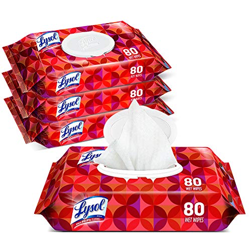 補貨！手慢無！Lysol 便攜 包裝 消毒紙巾， 4包 共320片，現僅售$14.24，免運費！