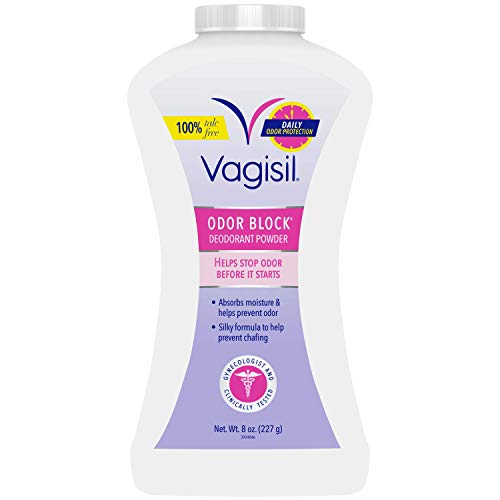 Vagisil Odor Block Feminine Deodorant Powder for Women, Talc-Free, Gynecologist Tested, 8 Ounce (Packaging May Vary), Only $2.86 ($0.36 / Ounce), You Save $4.14 (59%)