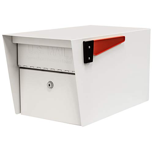 Mail Boss 7507 Curbside Mail Manager Security, White Locking Mailbox, Only $97.98, You Save $21.02 (18%)