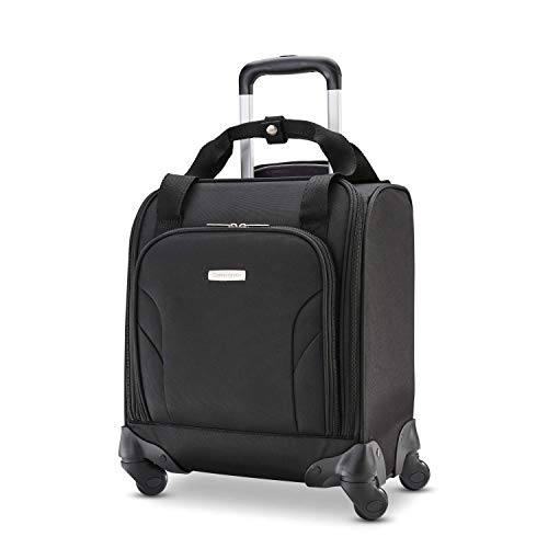 Samsonite Underseat Carry-On Spinner With USB Port, Jet Black, One Size, Only $59.99, You Save $85.01 (59%)