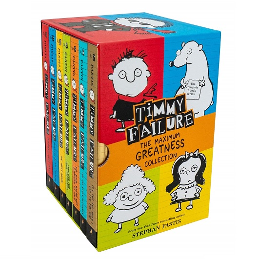 《Timmy Failure囧偵探 Timmy 》1-7冊套裝，原價$54.99，現僅售$44.74，免運費！