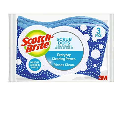 Scotch-Brite Scrub Dots Non-Scratch Scrub Sponge, 3 Scrub Sponges, Only $2.68