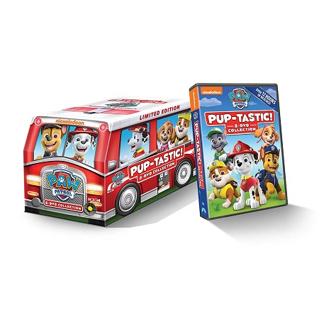 PAW Patrol: Pup-Tastic! 8-DVD Collection Limited Edition Marshall's Fire Truck, only $39.96