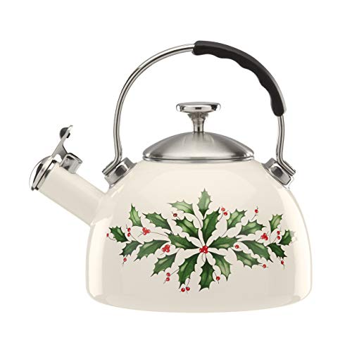 Lenox Holiday Tea Kettle, 2.90 LB, Red & Green, Only $29.99, You Save $19.96 (40%)
