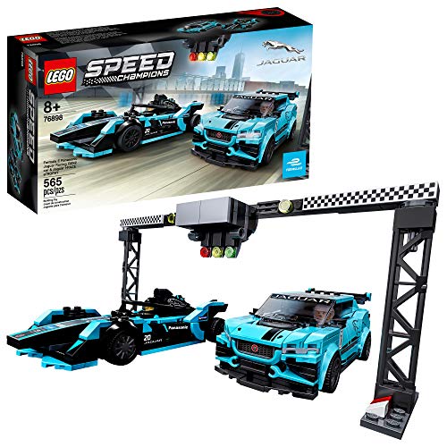 LEGO Speed Champions Formula E Panasonic Jaguar Racing Gen2 car and Jaguar I-PACE eTROPHY 76898 Building Kit, New 2020 (565 Pieces), Only $23.99, You Save $6.00 (20%)