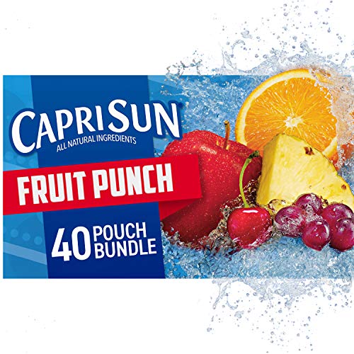 Capri Sun Fruit Punch Ready-to-Drink Juice (40 Pouches, 4 Boxes of 10), Only $6.31