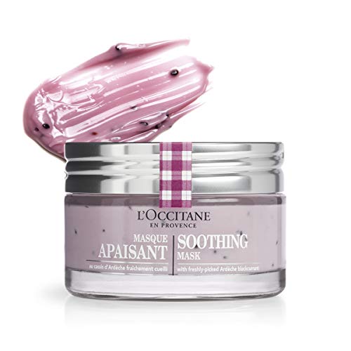 L'Occitane Soothing Face Mask Enriched with Blackcurrant Seeds for All Skin Types, Net Wt. 2.5 oz, Only $34.00