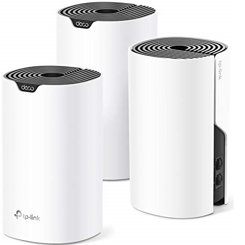 TP-Link Deco Mesh WiFi System (Deco S4) – Up to 5,500 Sq.ft. Coverage, WiFi Router and Extender Replacement, Gigabit Ports,Seamless Roaming, Parental Controls, Works with Alexa, 3-pack, Only $109.99