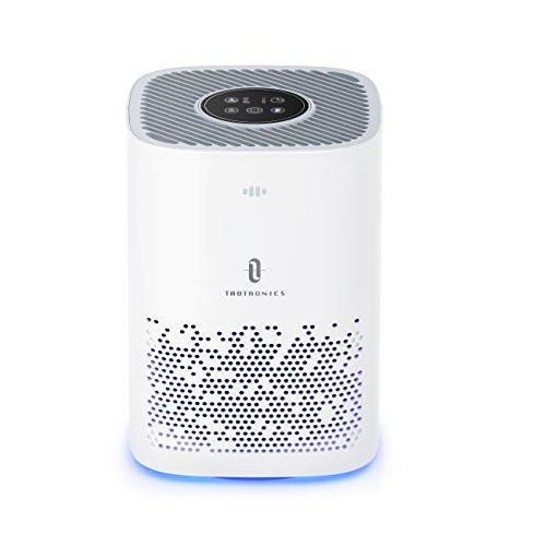TaoTronics Air Purifier for Home, H13 Cleaner HEPA, CADR 150m³/h Desktop Filtration for Bedroom Kid’s Room Office, 3 Fan Speeds Purification for Pet Dander Dust Pollen,Sleep Mode, White, Only $64.99