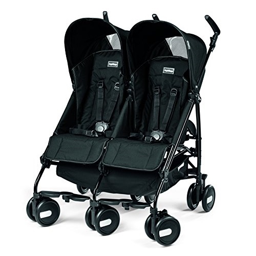 Peg Perego Pliko Mini Twin Baby Stroller, Onyx, Only $199.99, You Save $200.00 (50%)