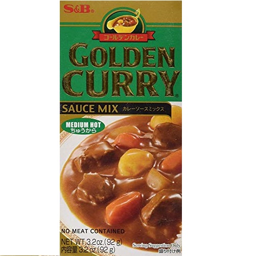 S&B, Golden Curry Sauce Mix, Medium Hot, 3.2 oz, Only $2.77