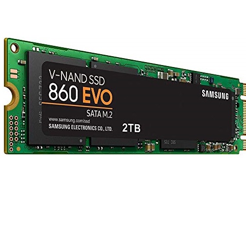 史低價！Samsung 三星 860 EVO M.2 SATA 固態硬碟，2TB，原價$399.99，現僅售$249.99 ，免運費！